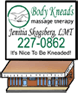 Body Kneads Massage Therapy- Jenitia Skogsberg